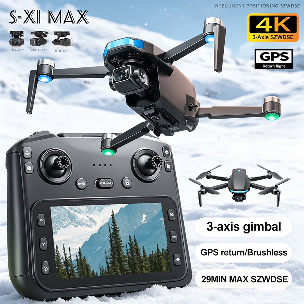 Drone Cinematic - New S-X1 MAX Drone GPS 8K