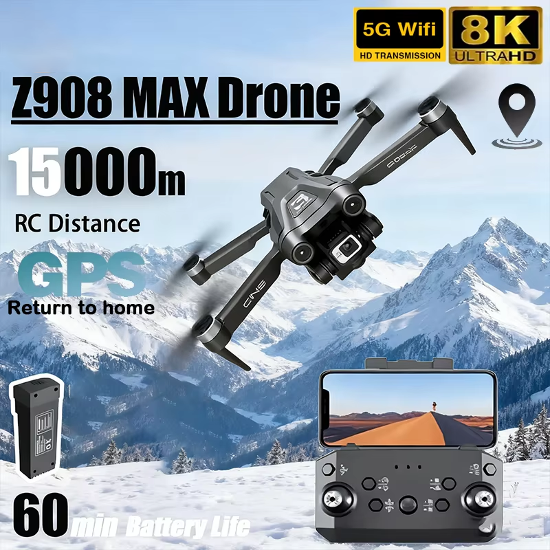 Drone Photogrammetry - Z908 PRO MAX Drone 8K Aerial