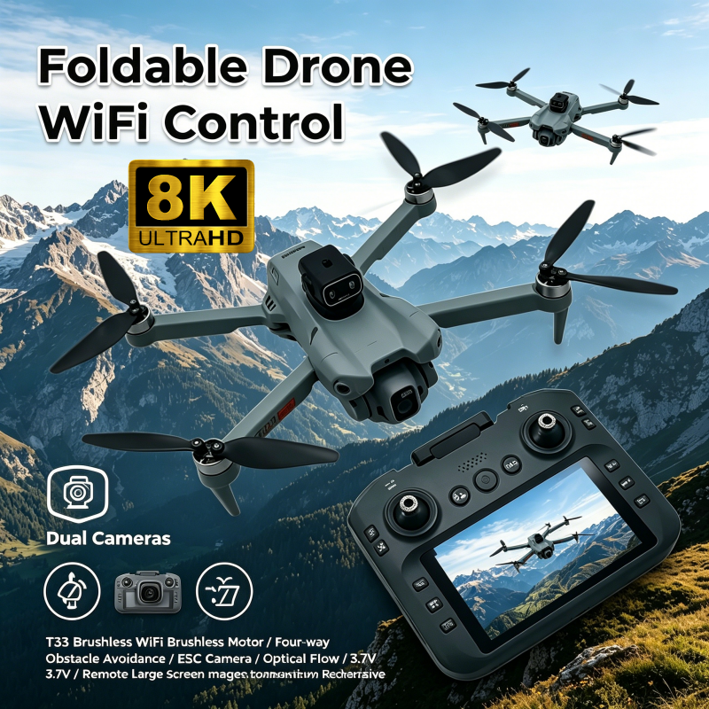 2026 New T33 RC Drone 8K Camer - огляд і ціна Drone Mapping